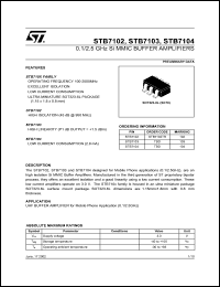 STB7103 Datasheet