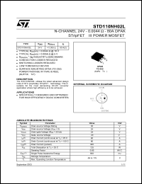 STD110NH02L Datasheet
