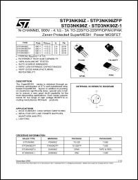 STD3NK90Z-1 Datasheet