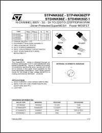 STD4NK80Z-1 Datasheet