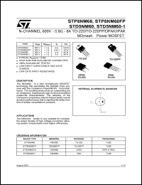 STD5NM60-1 Datasheet