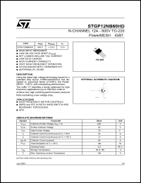 STGP12NB60HD Datasheet