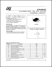 STN1NC60 Datasheet