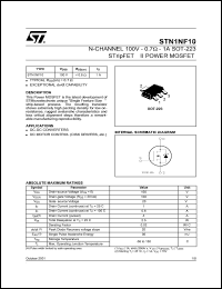 STN1NF10 Datasheet