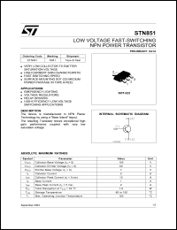 STN851 Datasheet