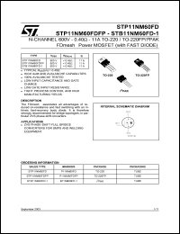 STP11NM60FDFP Datasheet