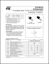 STP9NC65 Datasheet