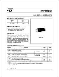 STPS0520Z Datasheet