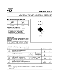 STPS15L45CB Datasheet