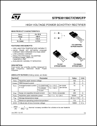 STPS30150CFP Datasheet