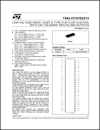 74ALVCH162374TTR Datasheet