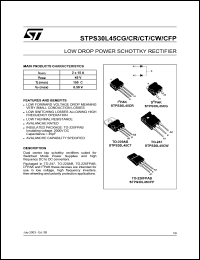 STPS30L45CR Datasheet