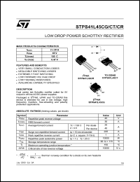 STPS41L45CG Datasheet