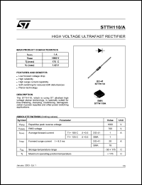 STTH110 Datasheet