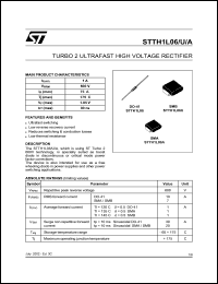 STTH1L06A Datasheet