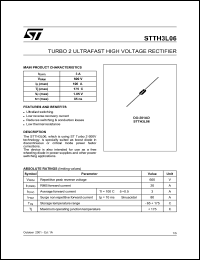 STTH3L06 Datasheet