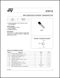 STX715 Datasheet
