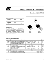 T405Q-600B-TR Datasheet