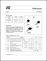 TS420-700B Datasheet