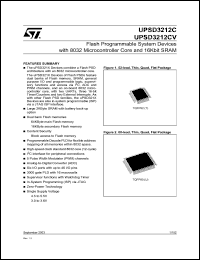 UPSD3212CV Datasheet