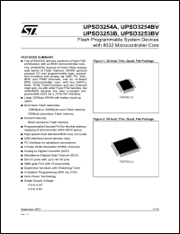 UPSD3254BV Datasheet