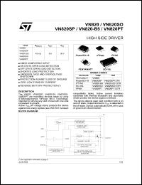 VN820SP13TR Datasheet
