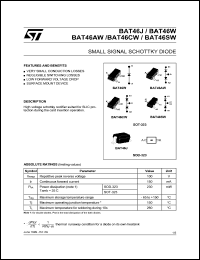 BAT46SWFILM Datasheet