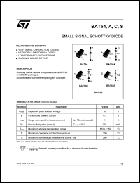 BAT54AFILM Datasheet
