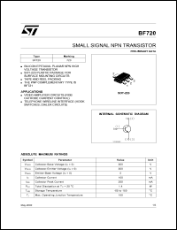 BF720 Datasheet