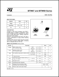 BTW67-600 Datasheet