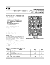 DB-900-100W Datasheet