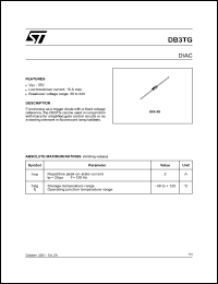 DB3TG Datasheet