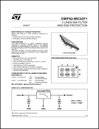 EMIF02-MIC02F1 Datasheet