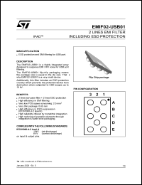 EMIF02-USB01 Datasheet