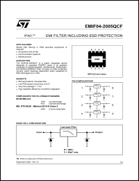 EMIF04-2005QCF Datasheet