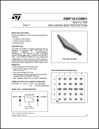 EMIF10-COM01 Datasheet