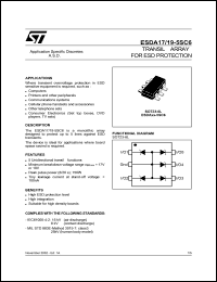 ESDA19-5SC6 Datasheet