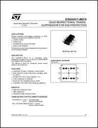 ESDA6V1-4BC6 Datasheet