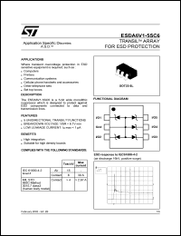 ESDA6V1-5SC6 Datasheet