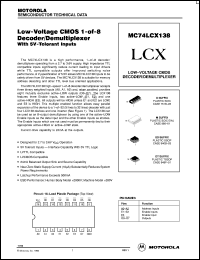 MC74LCX138DR2 Datasheet