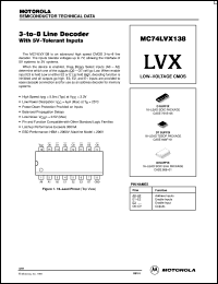 MC74LVX138DTR2 Datasheet