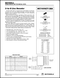 MC74VHCT138AD Datasheet