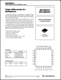 MC10E457FNR2 Datasheet