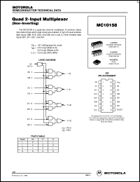 MC10158FNR2 Datasheet
