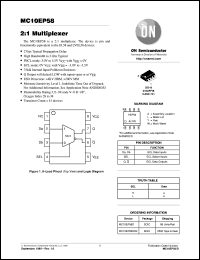 MC10EP58DR2 Datasheet