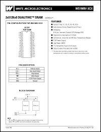 WS1M8V-25CC Datasheet