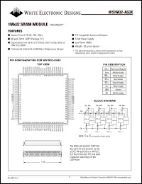 WS1M32-70G3C Datasheet