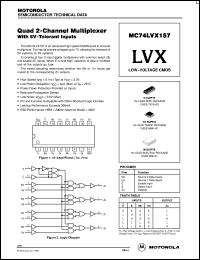 MC74LVX157DTR2 Datasheet