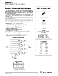 MC74VHC157DR2 Datasheet