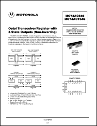 MC74AC646N Datasheet